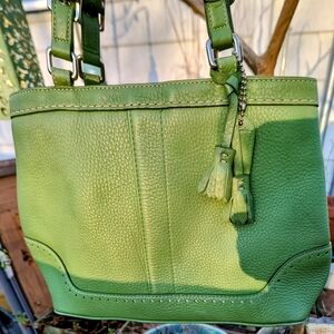 Coach Hamptons Bag Green 2005